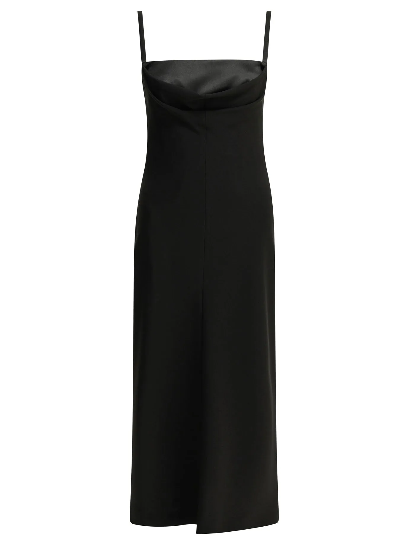 BLACK TRIACETATE POLYESTER SHEATH MIDI DRESS sold by Lord & Taylor