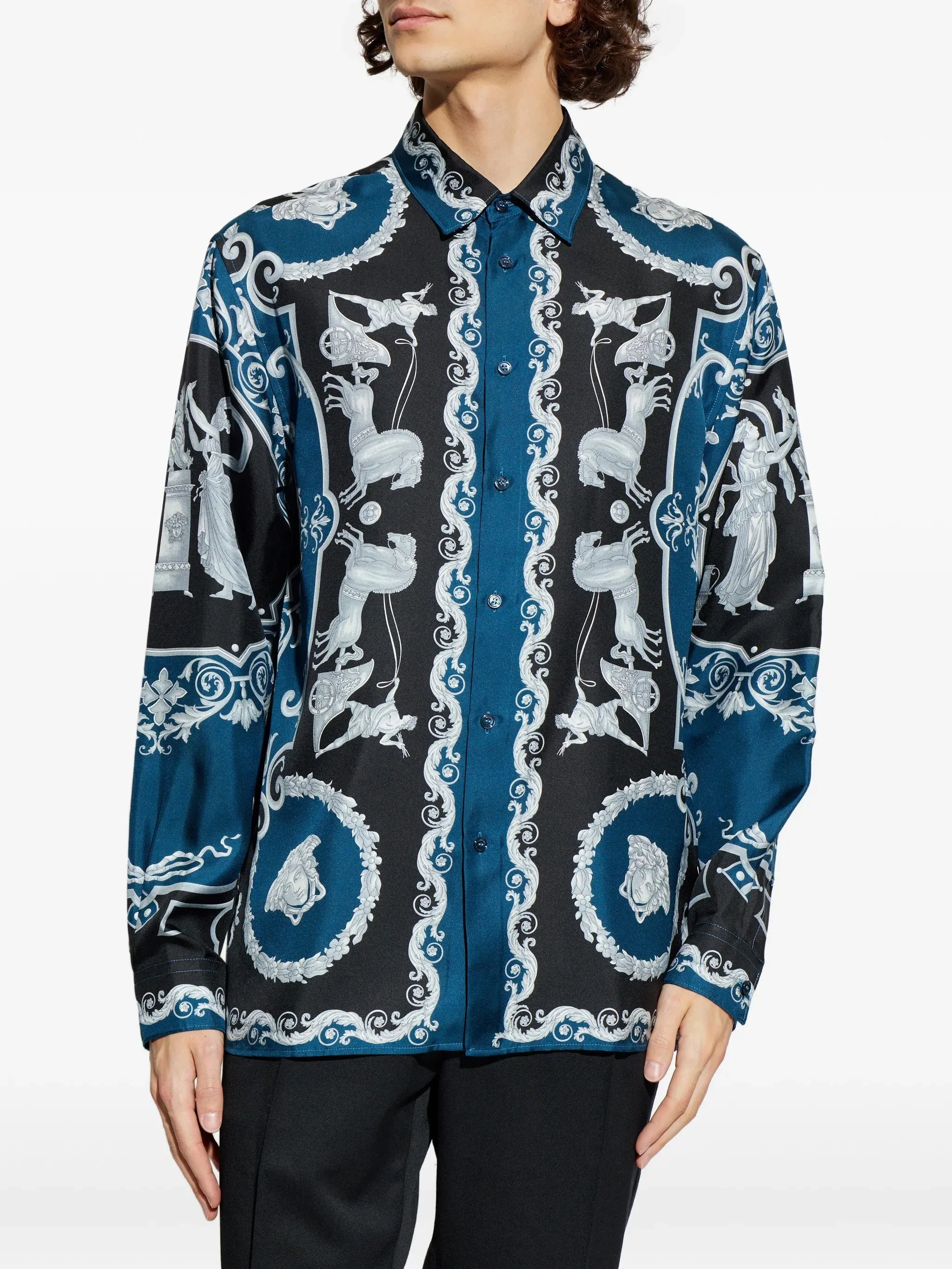 MULTICOLOUR SILK SHIRT sold by Lord & Taylor product image thumbnail 3