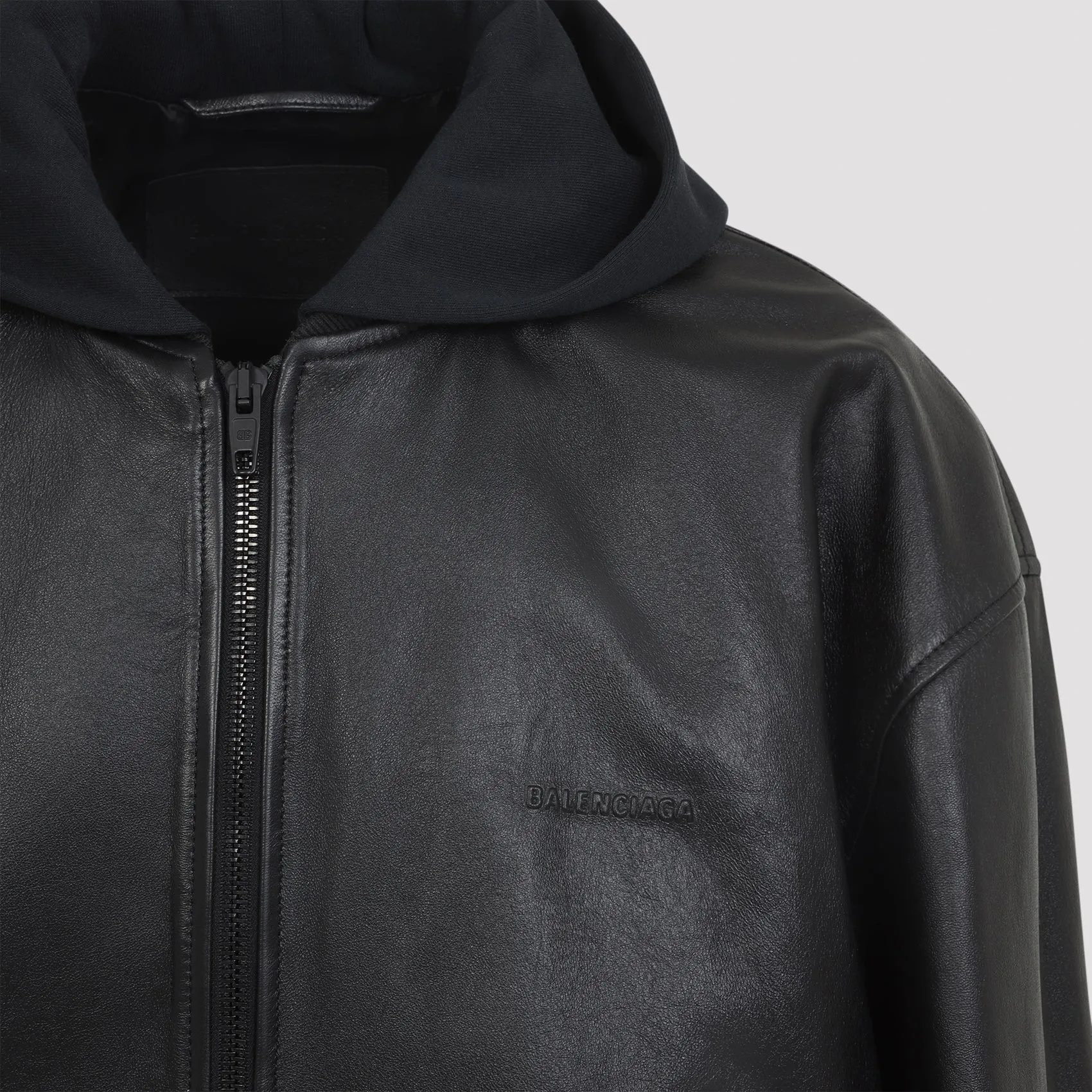BLACK PATCHED HOODED JACKET sold by Lord & Taylor product image thumbnail 4