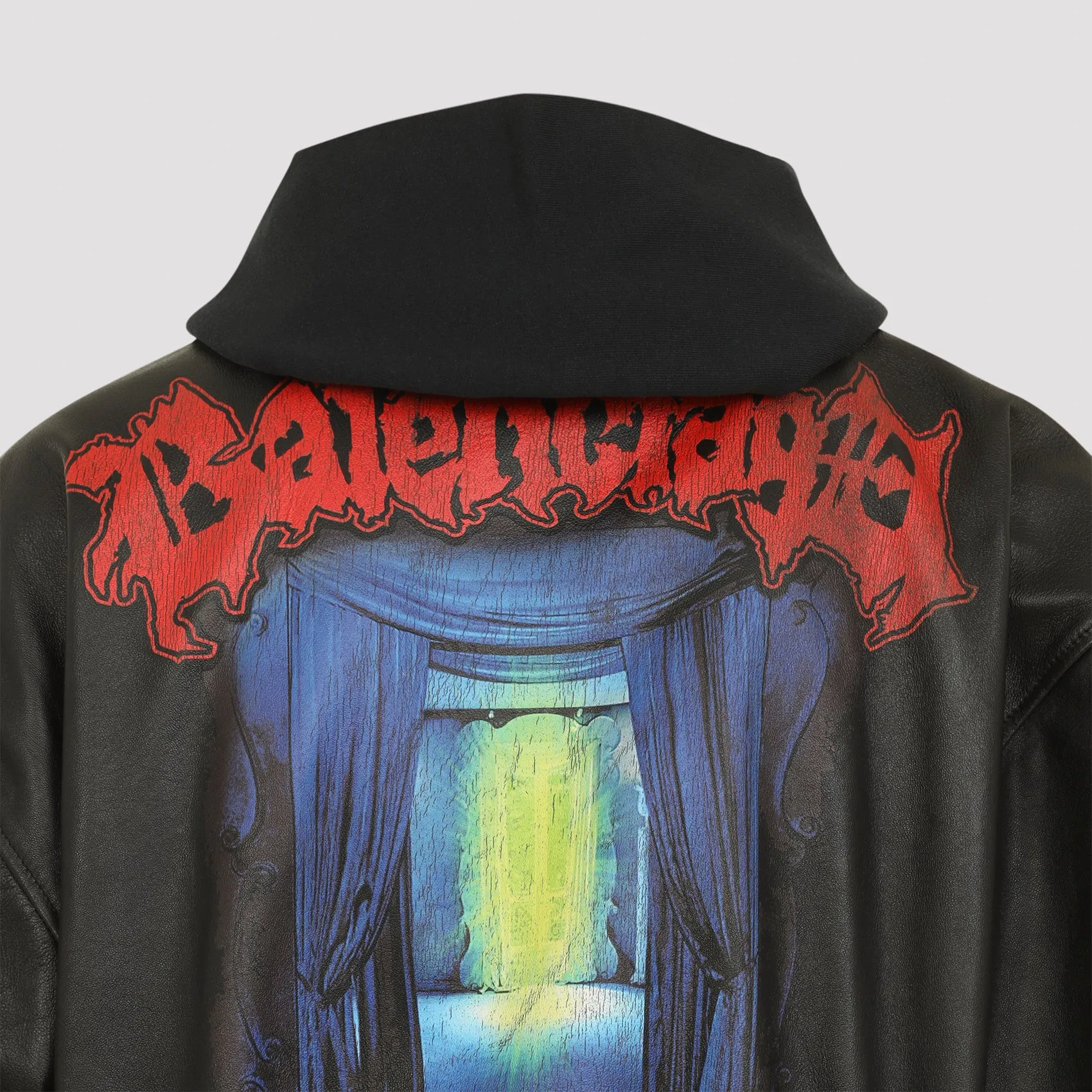 BLACK PATCHED HOODED JACKET sold by Lord & Taylor product image thumbnail 5