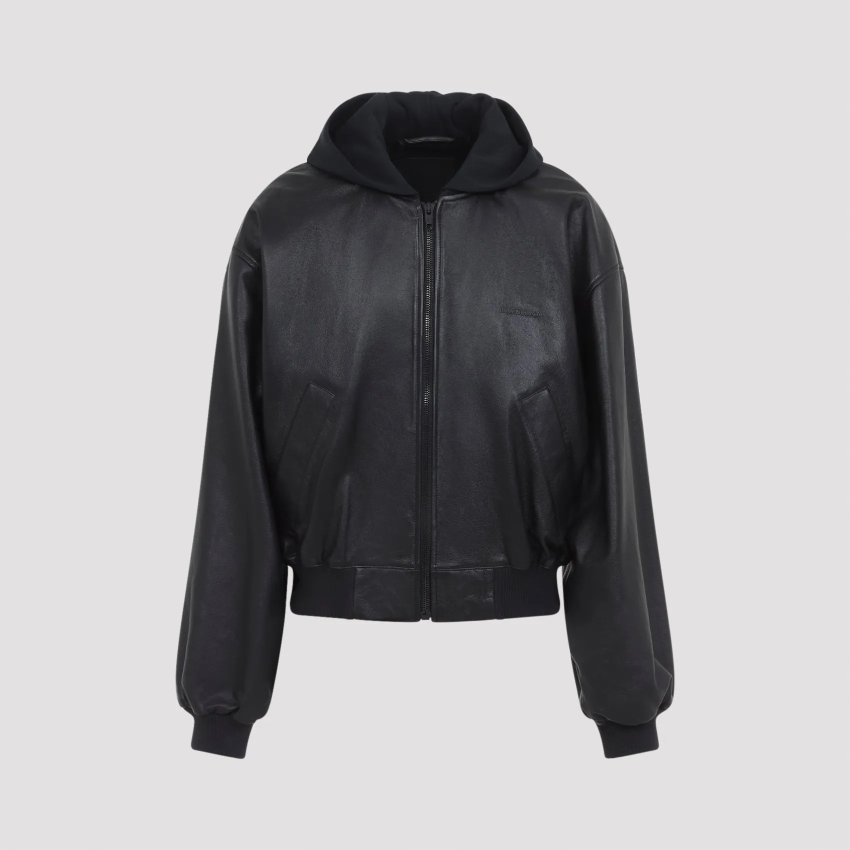 BLACK PATCHED HOODED JACKET sold by Lord & Taylor product image thumbnail 2