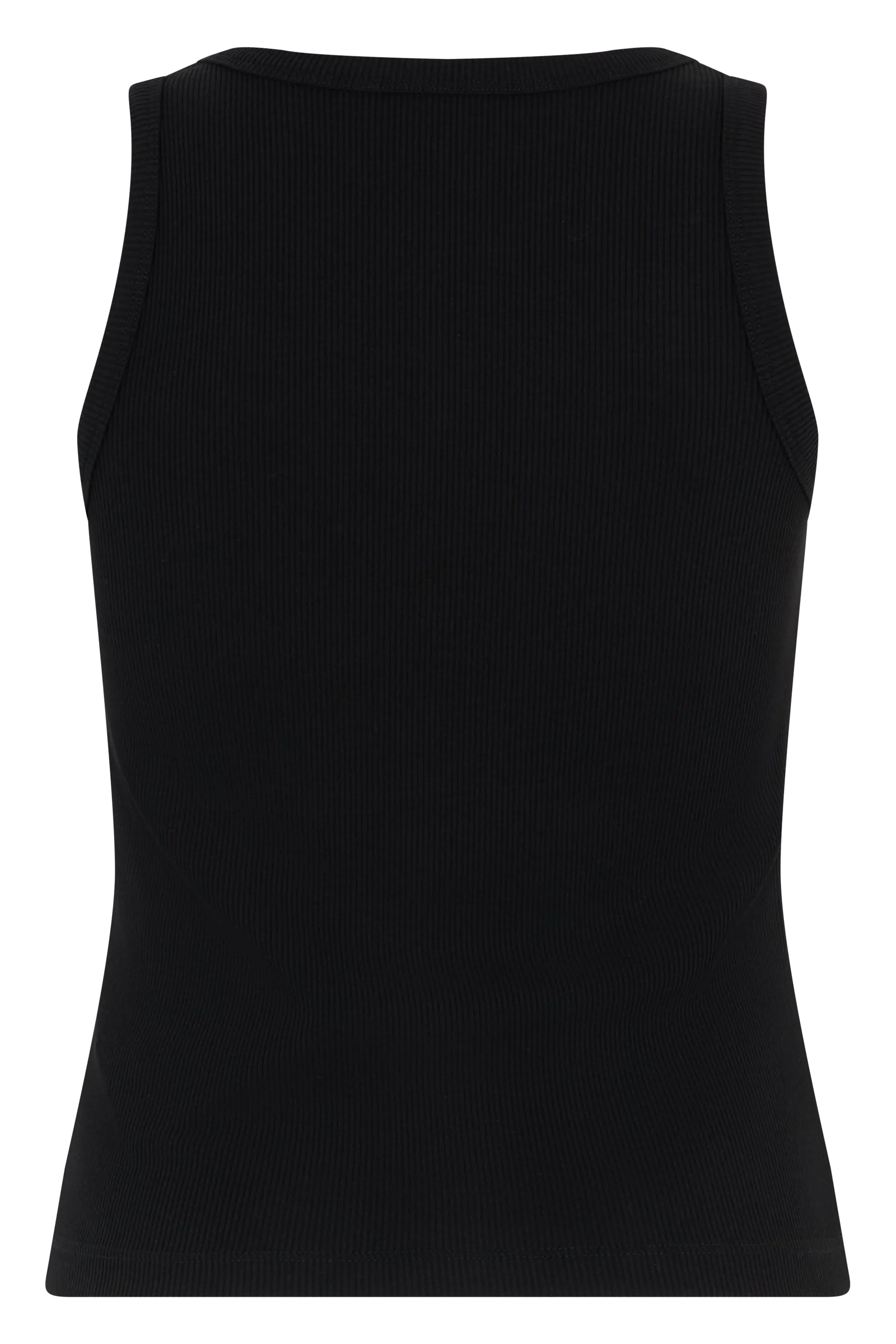 RIBBED TANK TOP WITH LOGO IN SILK AND COTTON sold by Lord & Taylor product image thumbnail 2