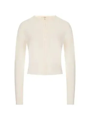 POINTELLE-KNIT SCALLOPED-TRIM CARDIGAN sold by Lord & Taylor product image thumbnail 2