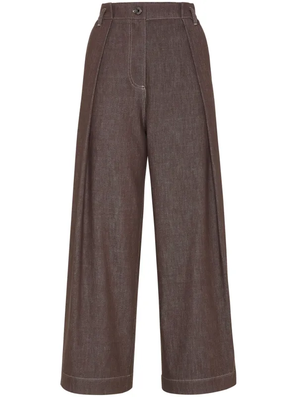 BOX PLEAT TROUSERS made by Brunello Cucinelli
