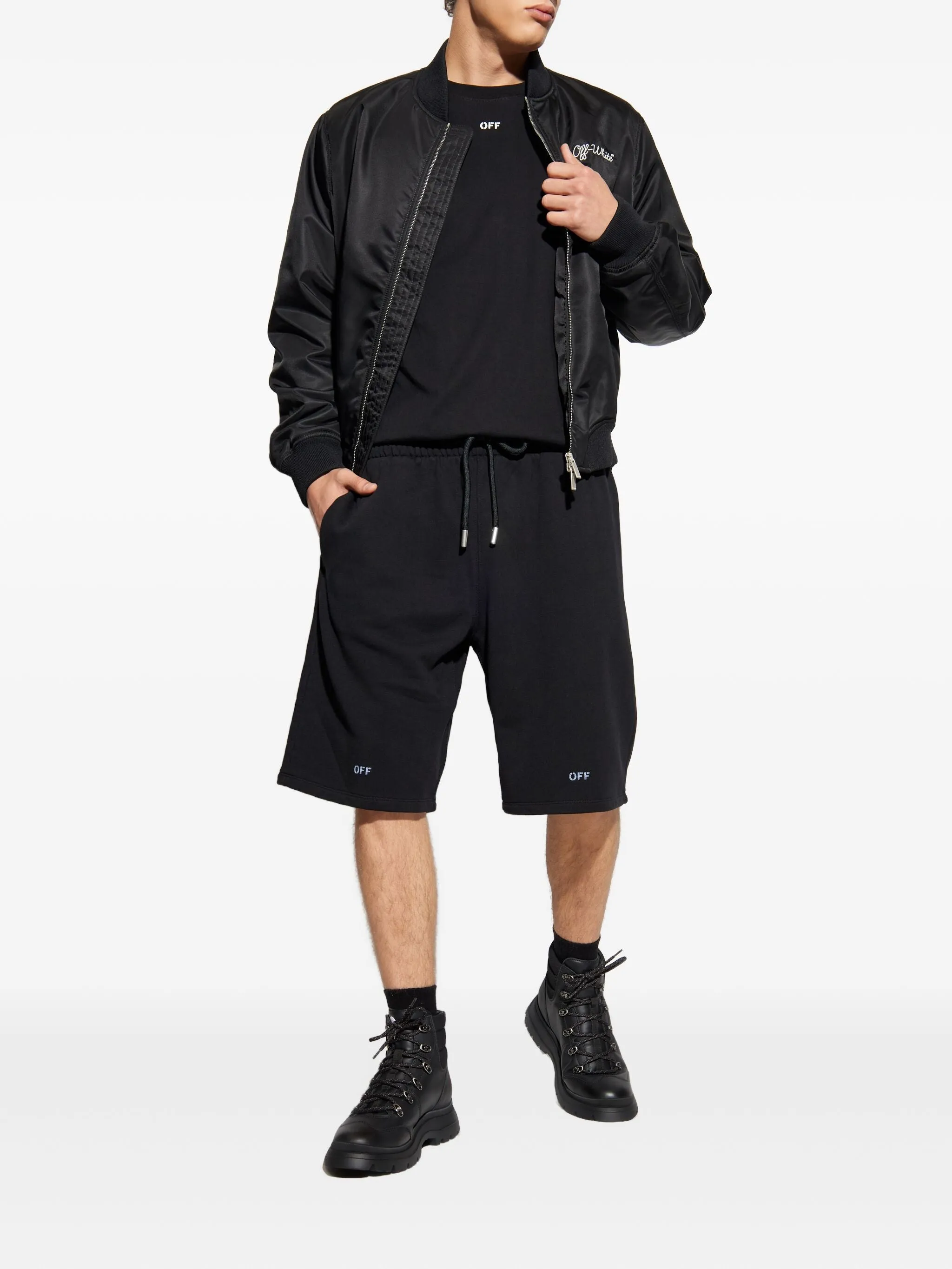SCRIPT NYL VARSITY BOMBER sold by Lord & Taylor product image thumbnail 4