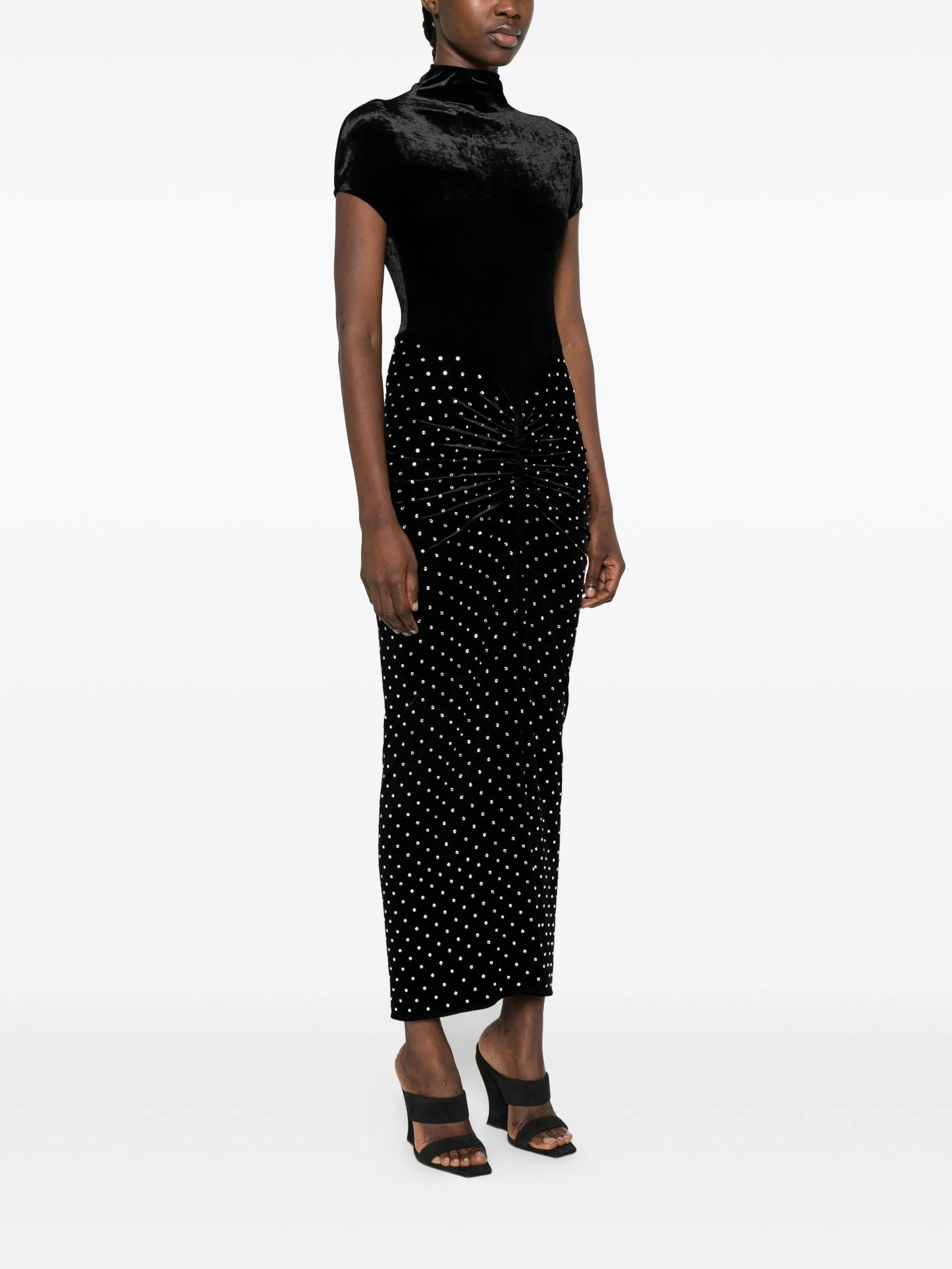 DRAPED MAXI DRESS sold by Lord & Taylor product image thumbnail 5