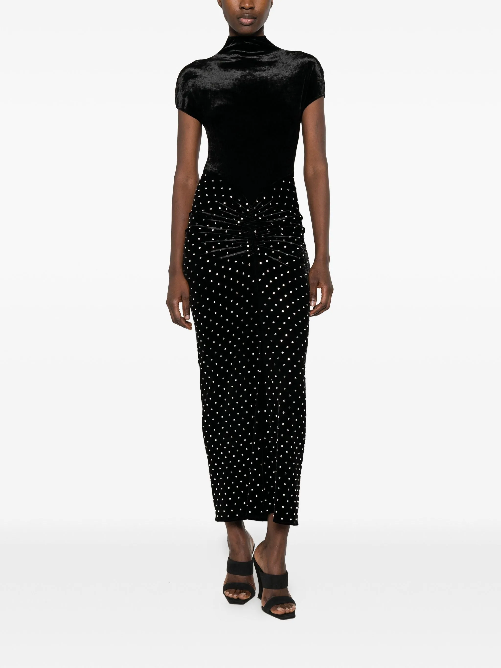 DRAPED MAXI DRESS sold by Lord & Taylor product image thumbnail 2