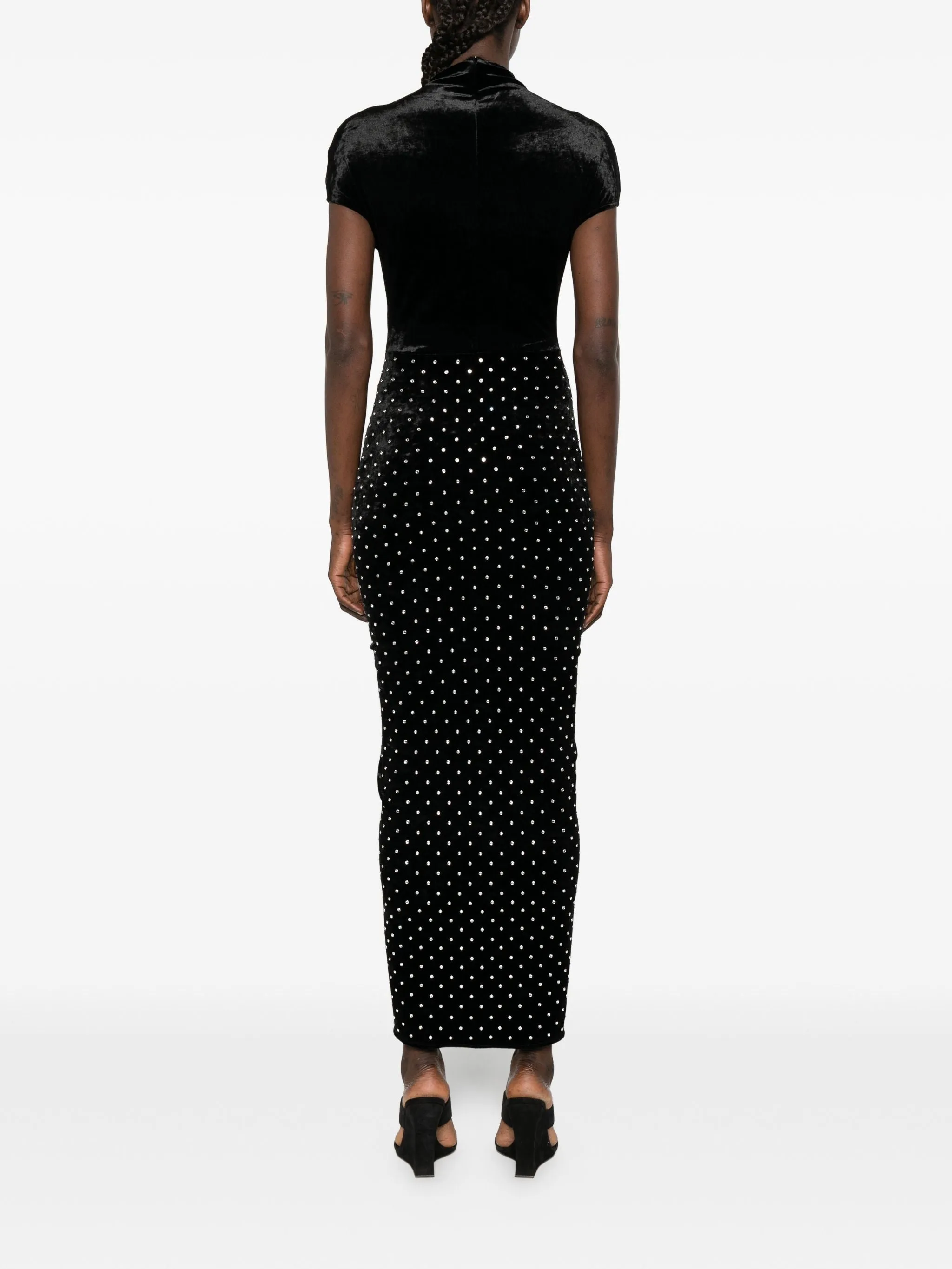DRAPED MAXI DRESS sold by Lord & Taylor product image thumbnail 3