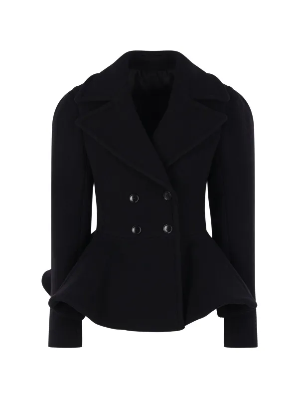 DOUBLE-BREASTED PEPLUM JACKET made by Alaia