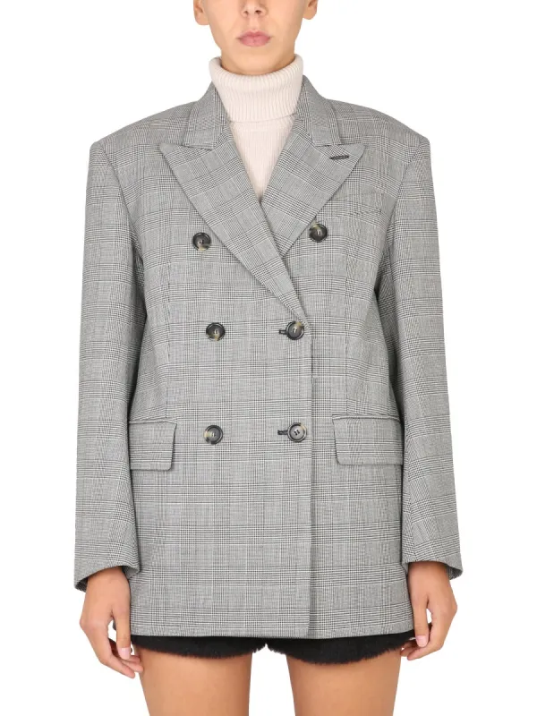 Double-Breasted Jacket Black made by MaxMara