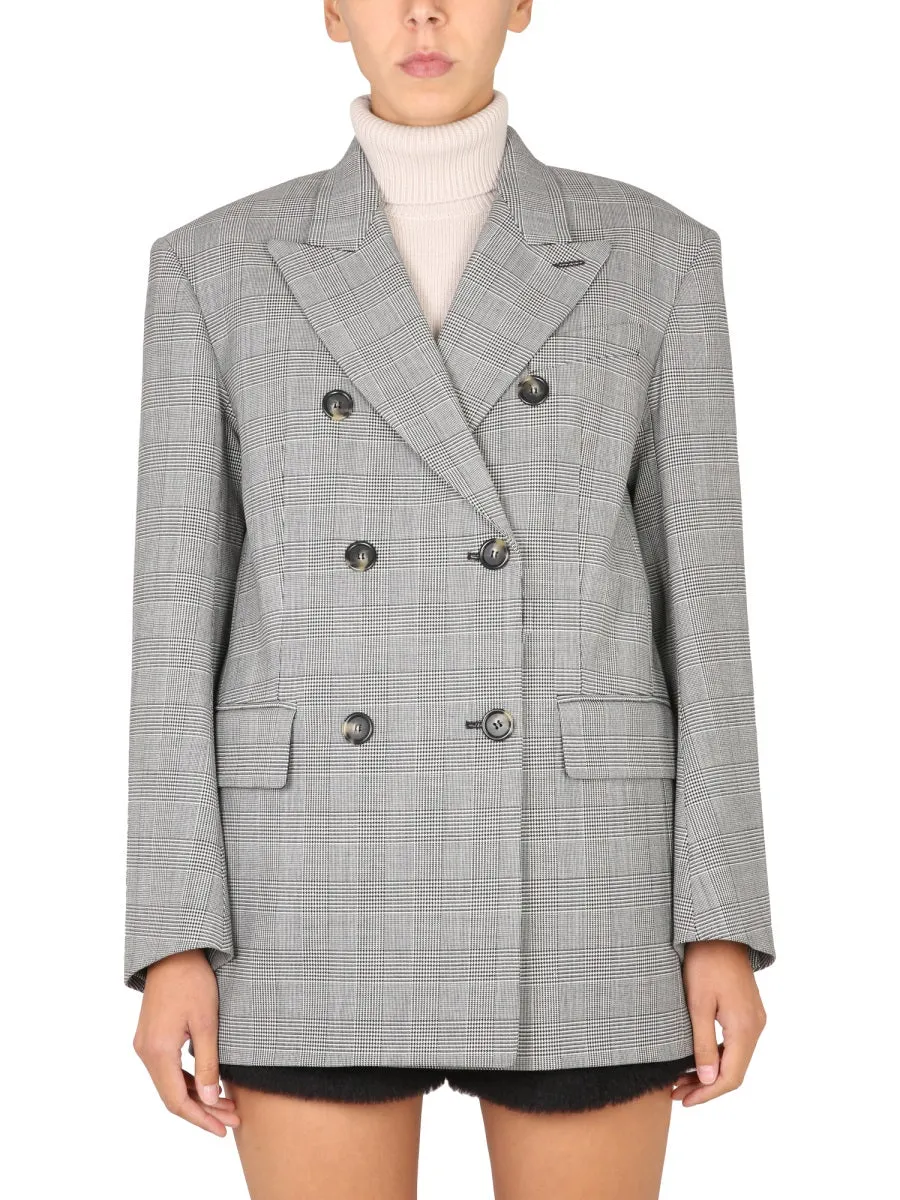 Double-Breasted Jacket Black sold by Lord & Taylor