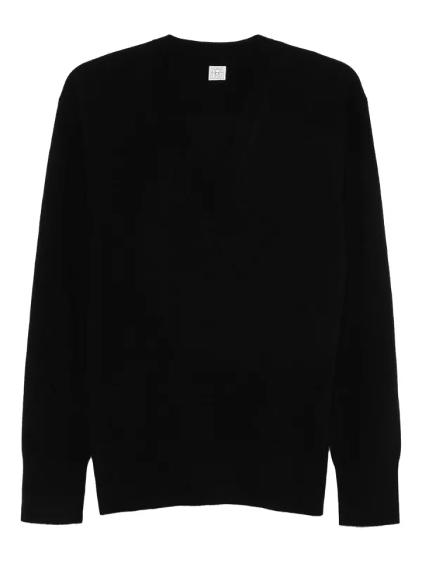 Cashmere Sweater Black made by Toteme