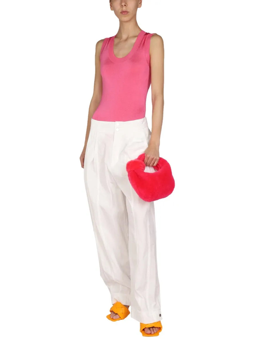 Wide-Leg Trousers White sold by Lord & Taylor product image thumbnail 2
