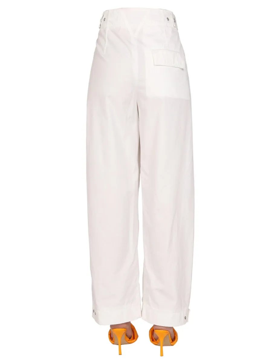 Wide-Leg Trousers White sold by Lord & Taylor product image thumbnail 4