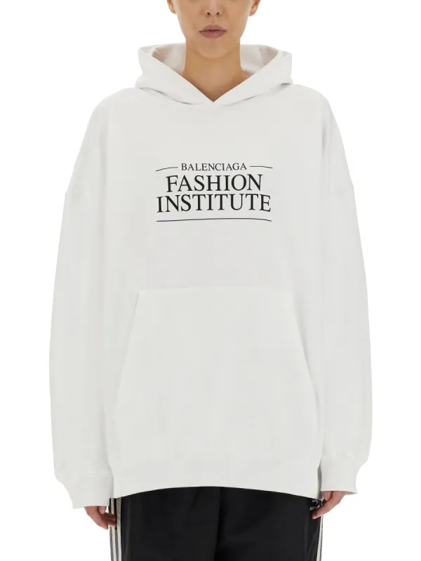 Sweatshirt Fashion Institute White made by Balenciaga