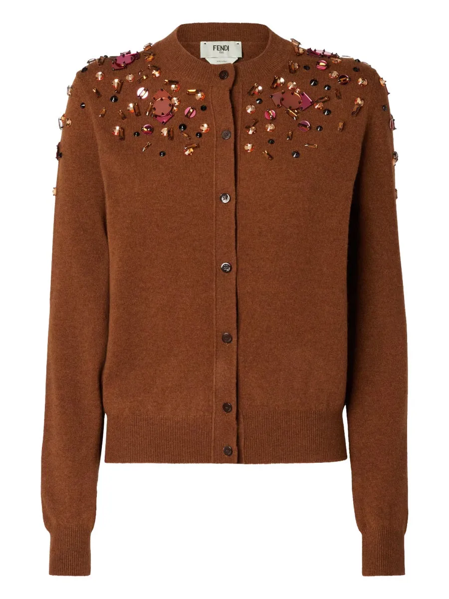 Cardigan Sequined Brown sold by Lord & Taylor