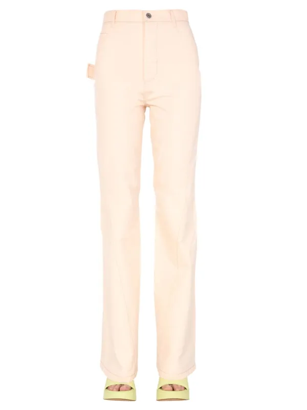 Flared Jeans Pink made by Bottega Veneta