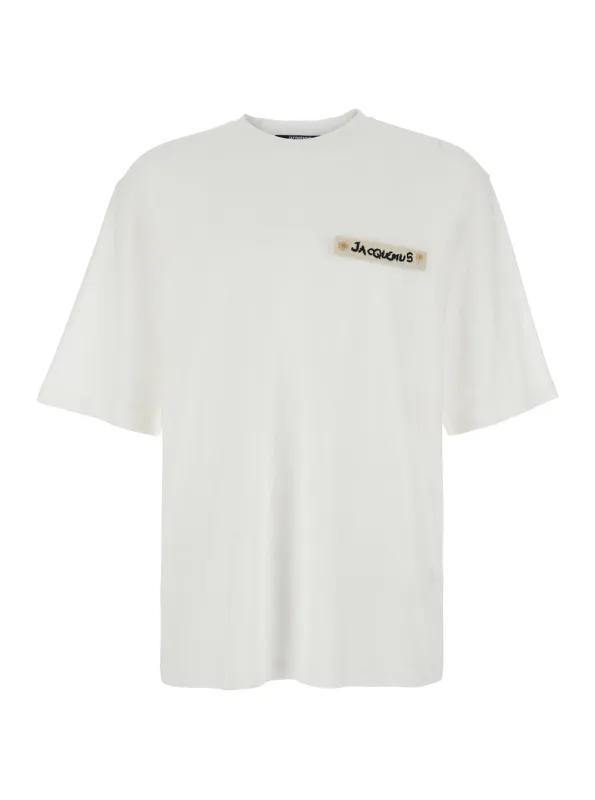 T-Shirt Cotton White made by Jacquemus