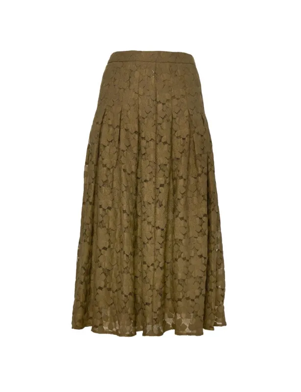 Midi Skirt MSTAIRONE Green made by MaxMara