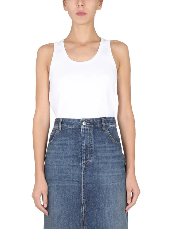 Top Cotton White made by Bottega Veneta