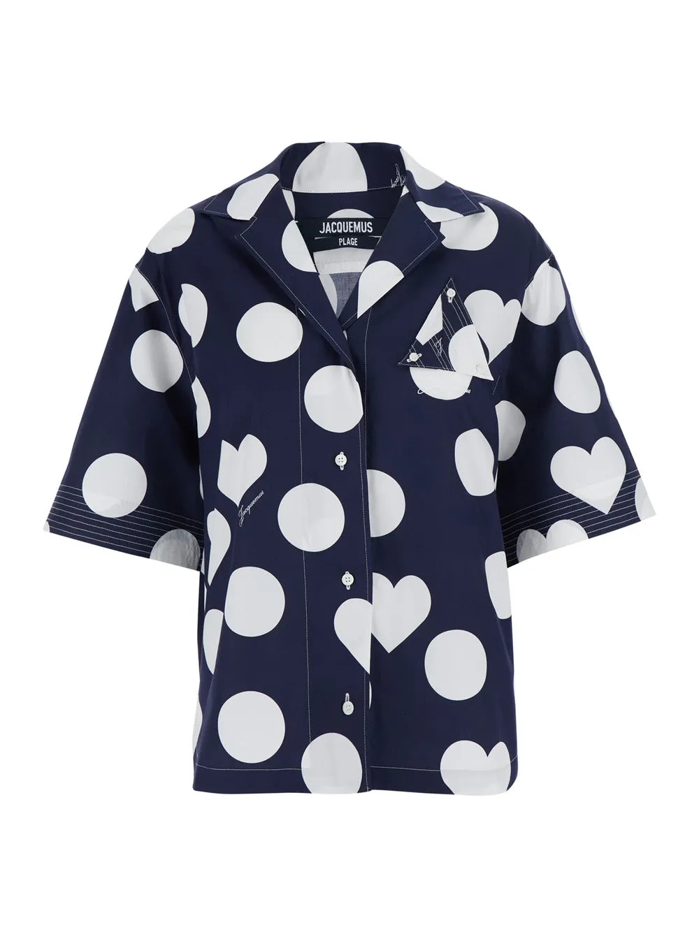 Shirt in Blue Cotton sold by Lord & Taylor