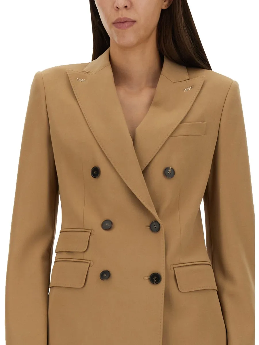 Double-Breasted Blazer Beige sold by Lord & Taylor product image thumbnail 3