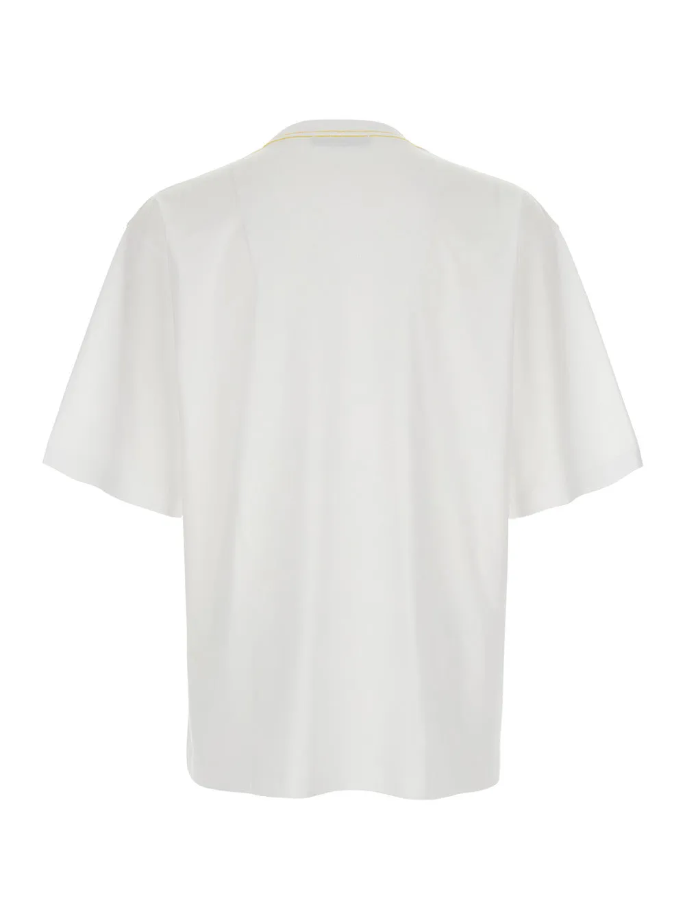 T-Shirt with Front Logo, White Cotton sold by Lord & Taylor product image thumbnail 2