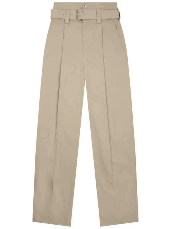 Wide-Leg Trousers Beige made by Bottega Veneta