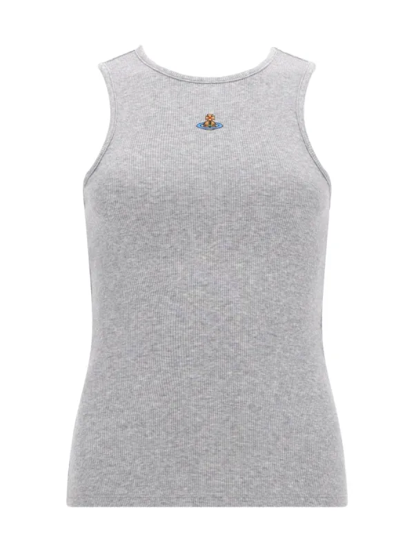 Waistcoat with Logo Grey made by Vivienne Westwood
