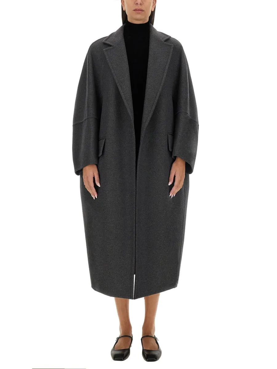 Coat Asburg 12 Grey Wool-Cashmere sold by Lord & Taylor