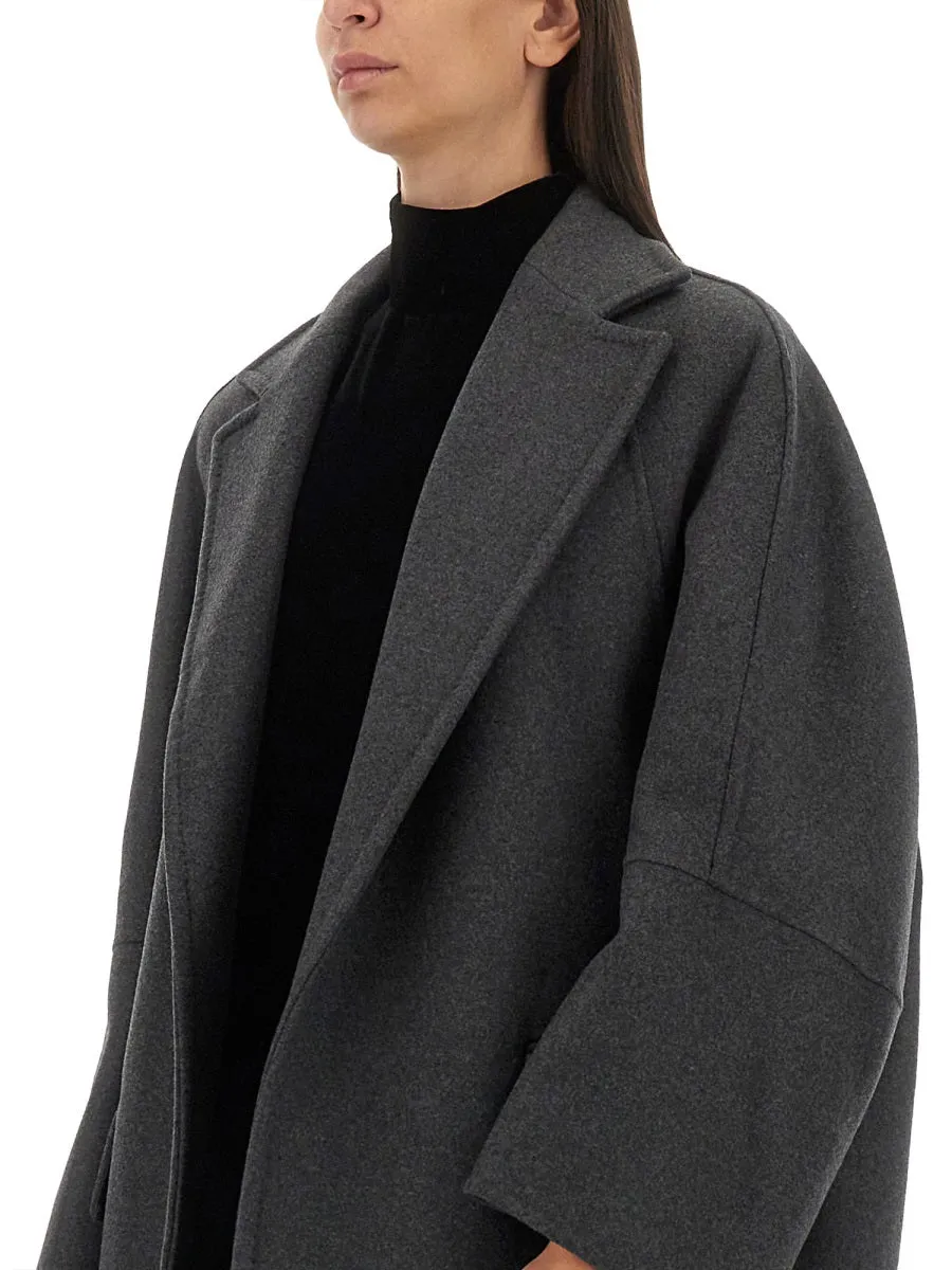 Coat Asburg 12 Grey Wool-Cashmere sold by Lord & Taylor product image thumbnail 3