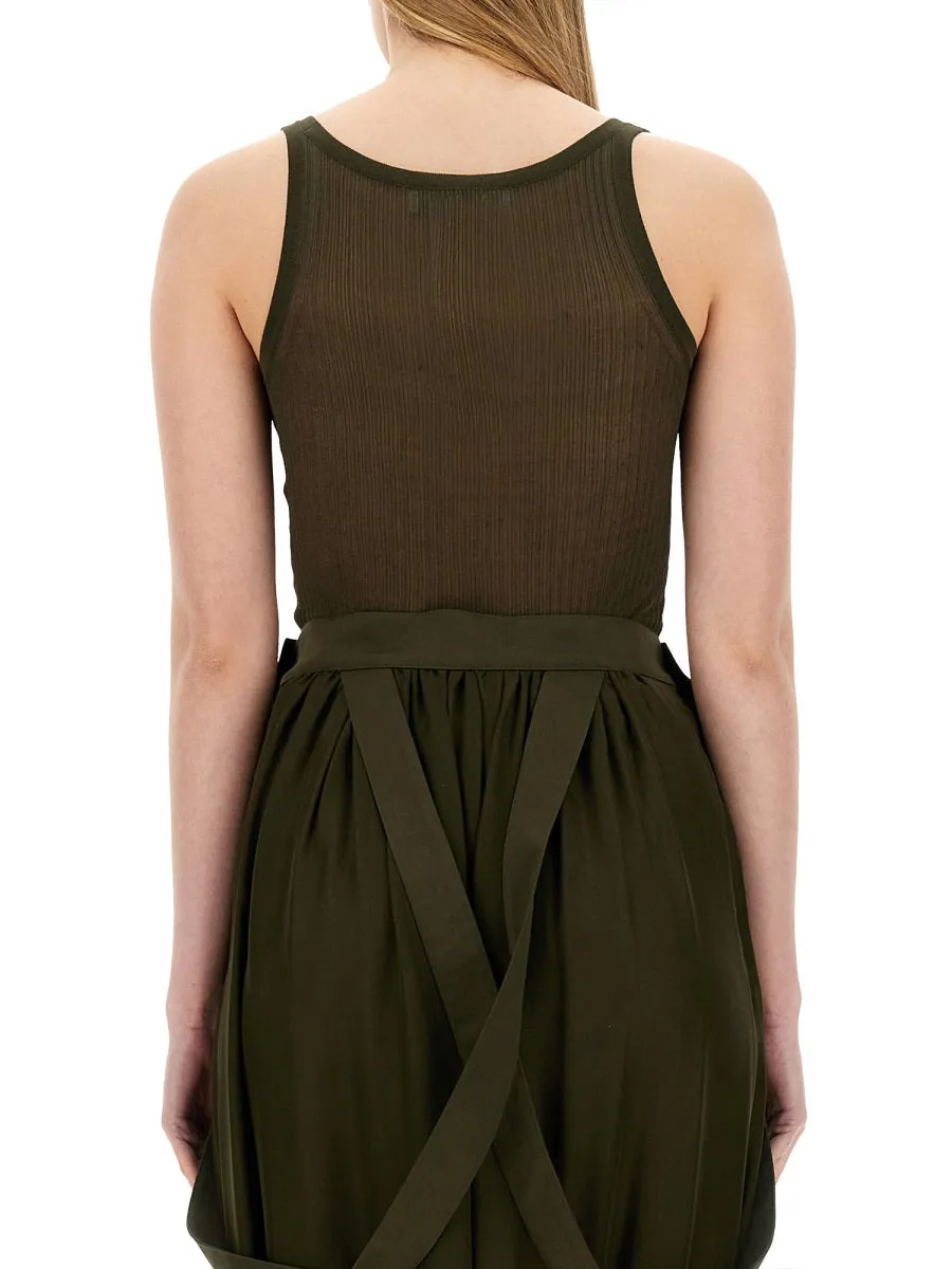 Top Bastia Green Silk sold by Lord & Taylor product image thumbnail 2