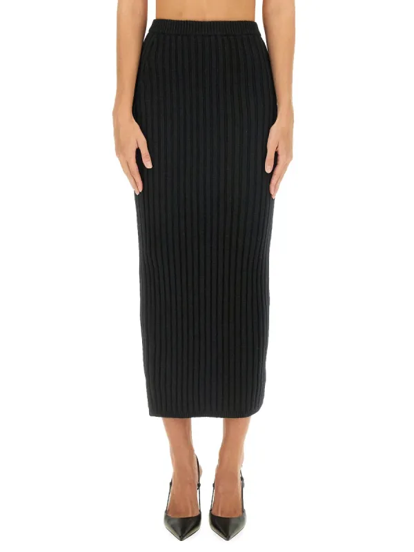 Skirt "SILK" Black made by MaxMara