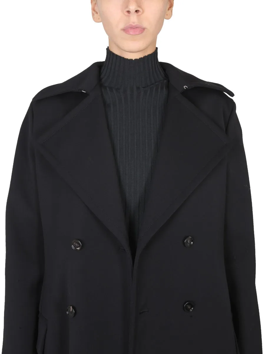 Coat Double-Breasted Black sold by Lord & Taylor product image thumbnail 4
