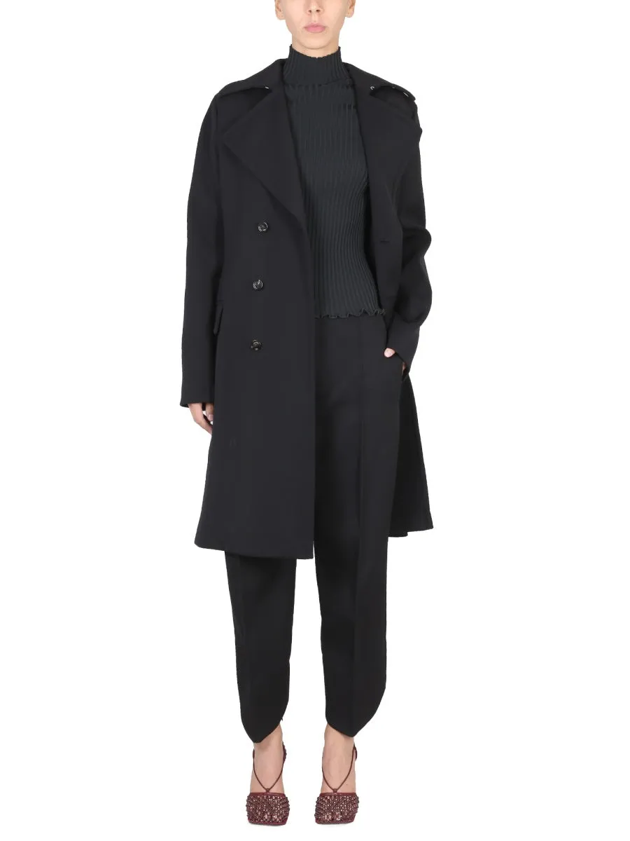Coat Double-Breasted Black sold by Lord & Taylor product image thumbnail 3