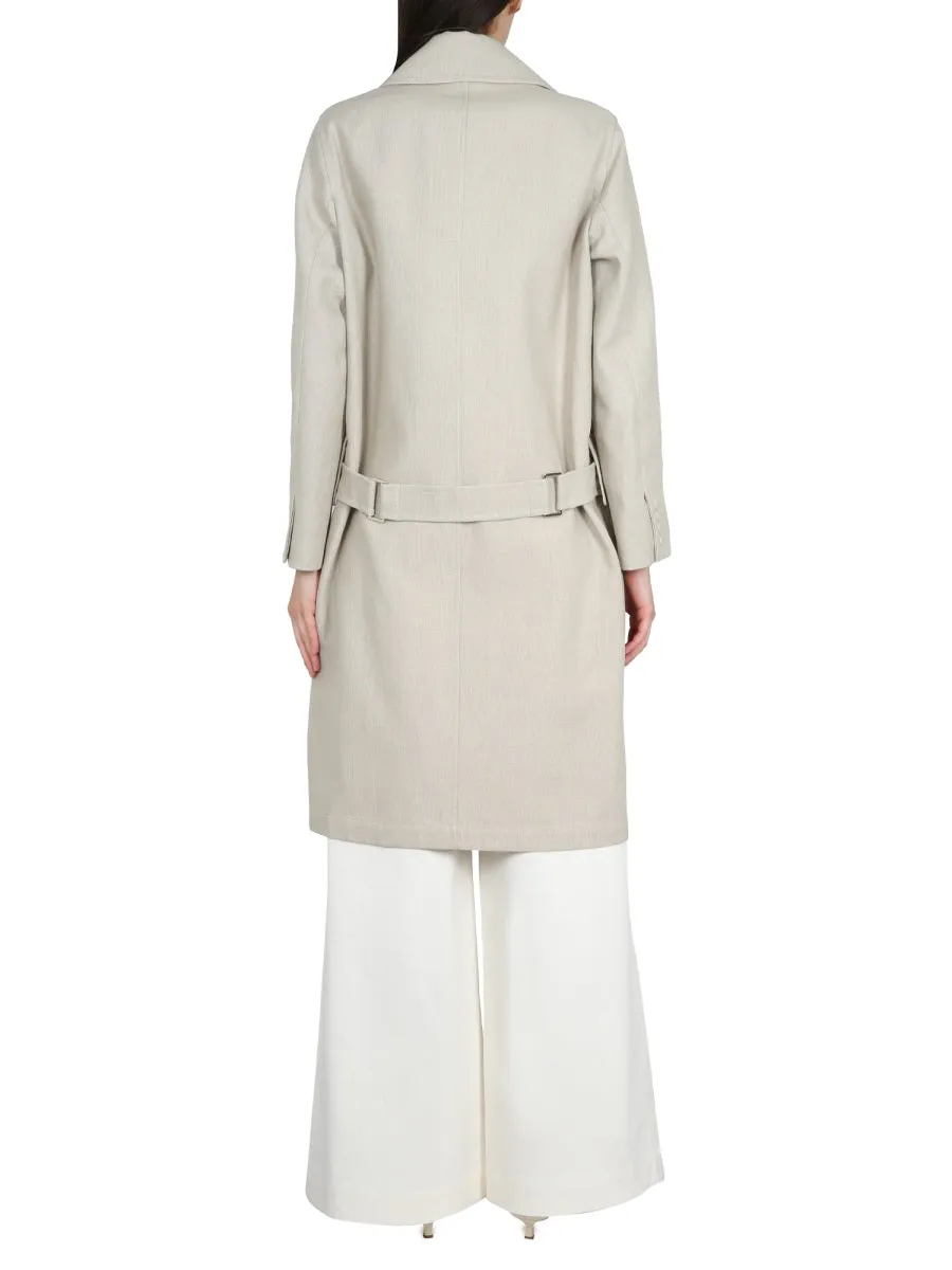 Duster Coat Linen and Jersey Beige sold by Lord & Taylor product image thumbnail 3