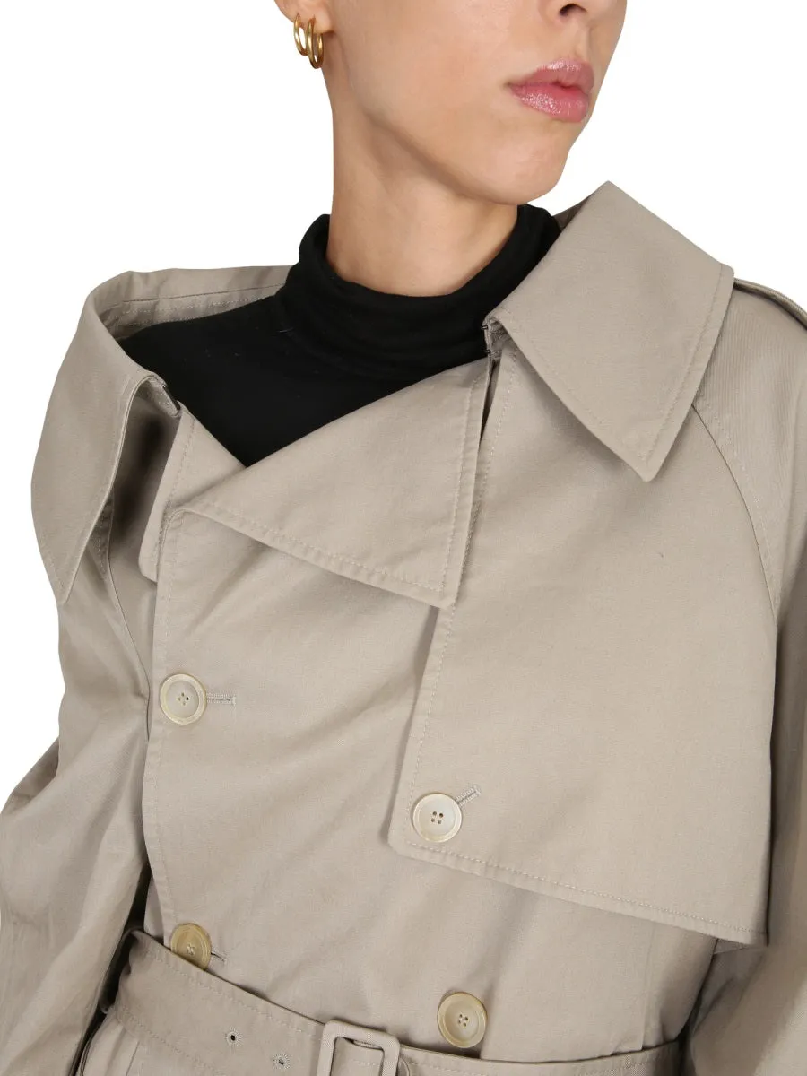 Trench Coat Off-the-Shoulder Beige sold by Lord & Taylor product image thumbnail 4
