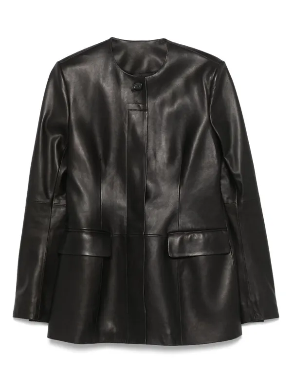 Leather Jacket Black made by Toteme