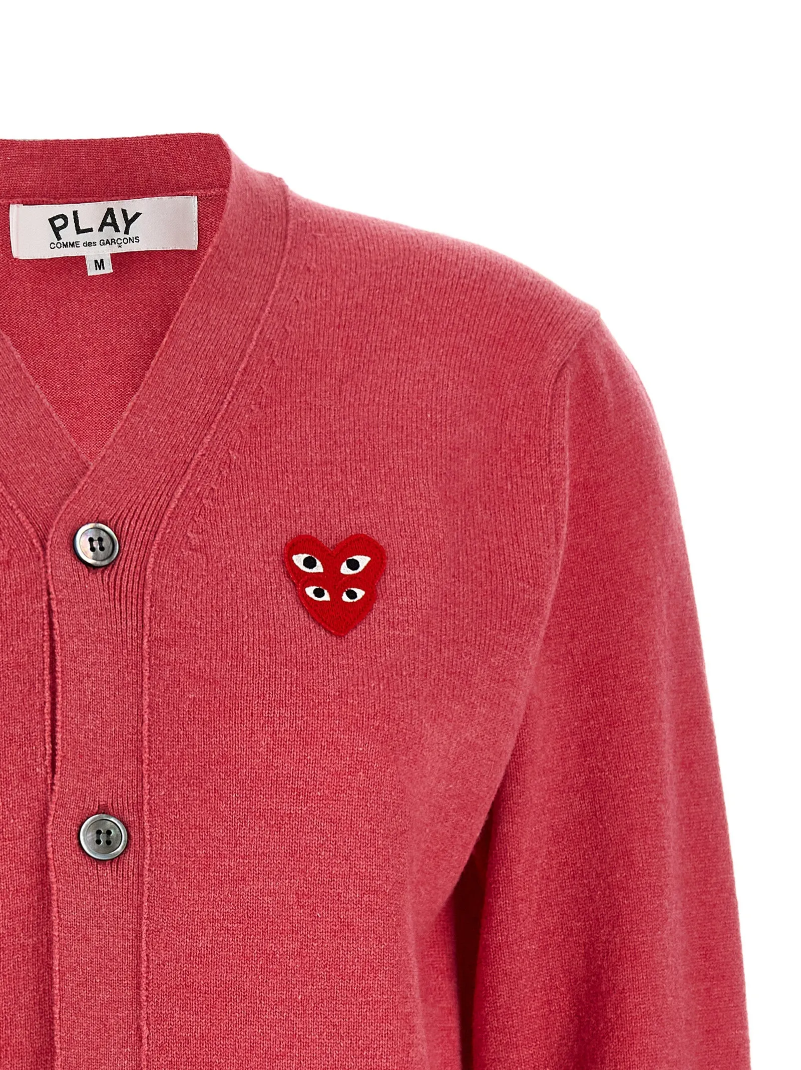 'Double Red Emblem' cardigan sold by Lord & Taylor product image thumbnail 3
