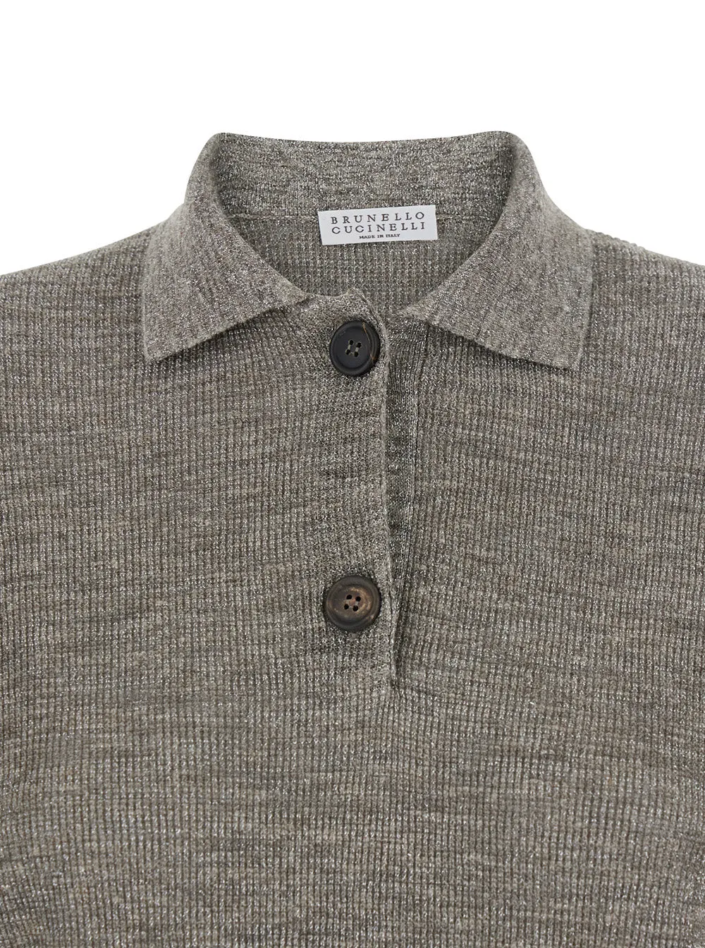 Polo Shirt Grey Linen-Blend sold by Lord & Taylor product image thumbnail 3