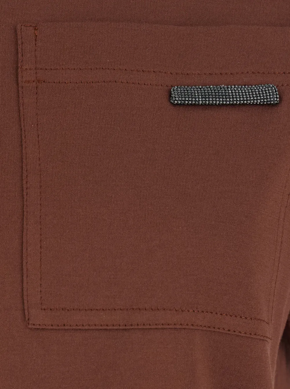Crew Neck T-Shirt Brown sold by Lord & Taylor product image thumbnail 3