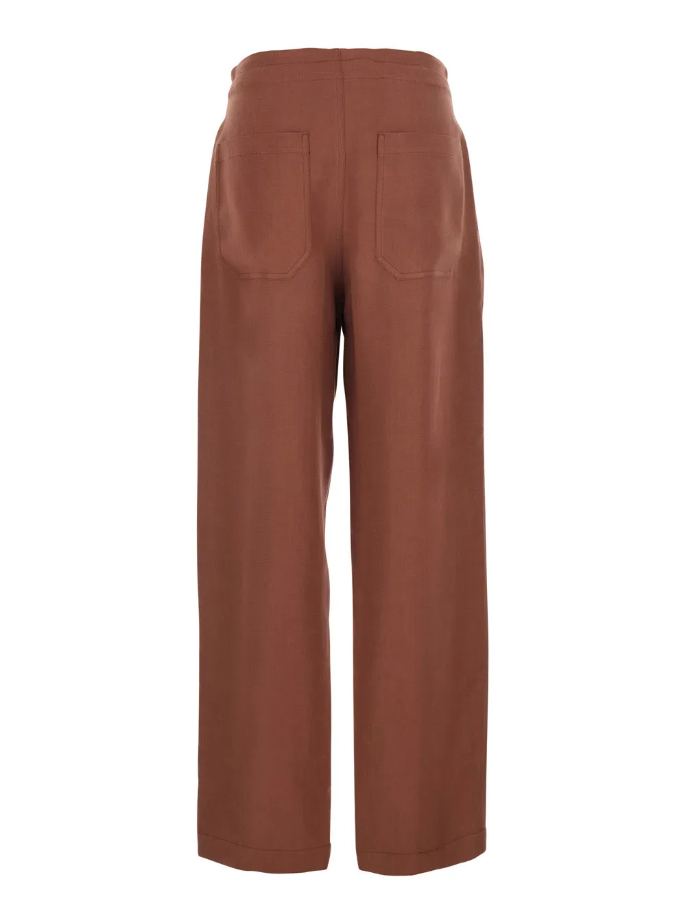 Wide-Leg Trousers Brick Red sold by Lord & Taylor product image thumbnail 2