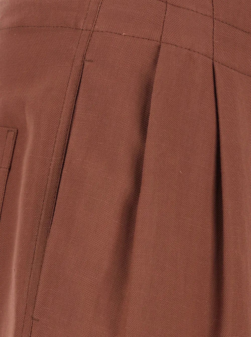 Wide-Leg Trousers Brick Red sold by Lord & Taylor product image thumbnail 3