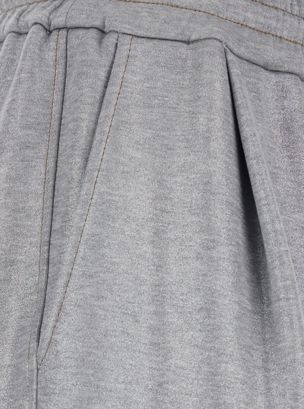 Trousers Wide-Leg Elastic Drawstring Grey sold by Lord & Taylor product image thumbnail 3