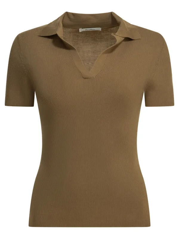 Virgin wool polo shirt made by MaxMara