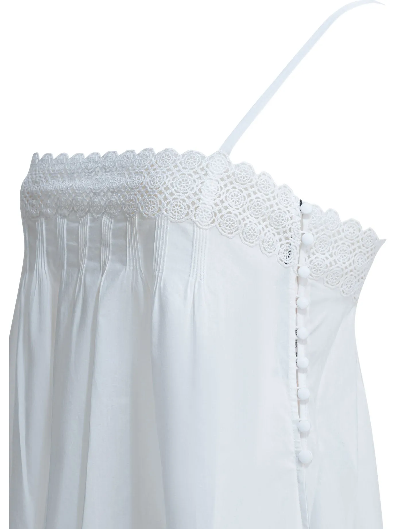 Cotton dress with shoulder strap sold by Lord & Taylor product image thumbnail 4