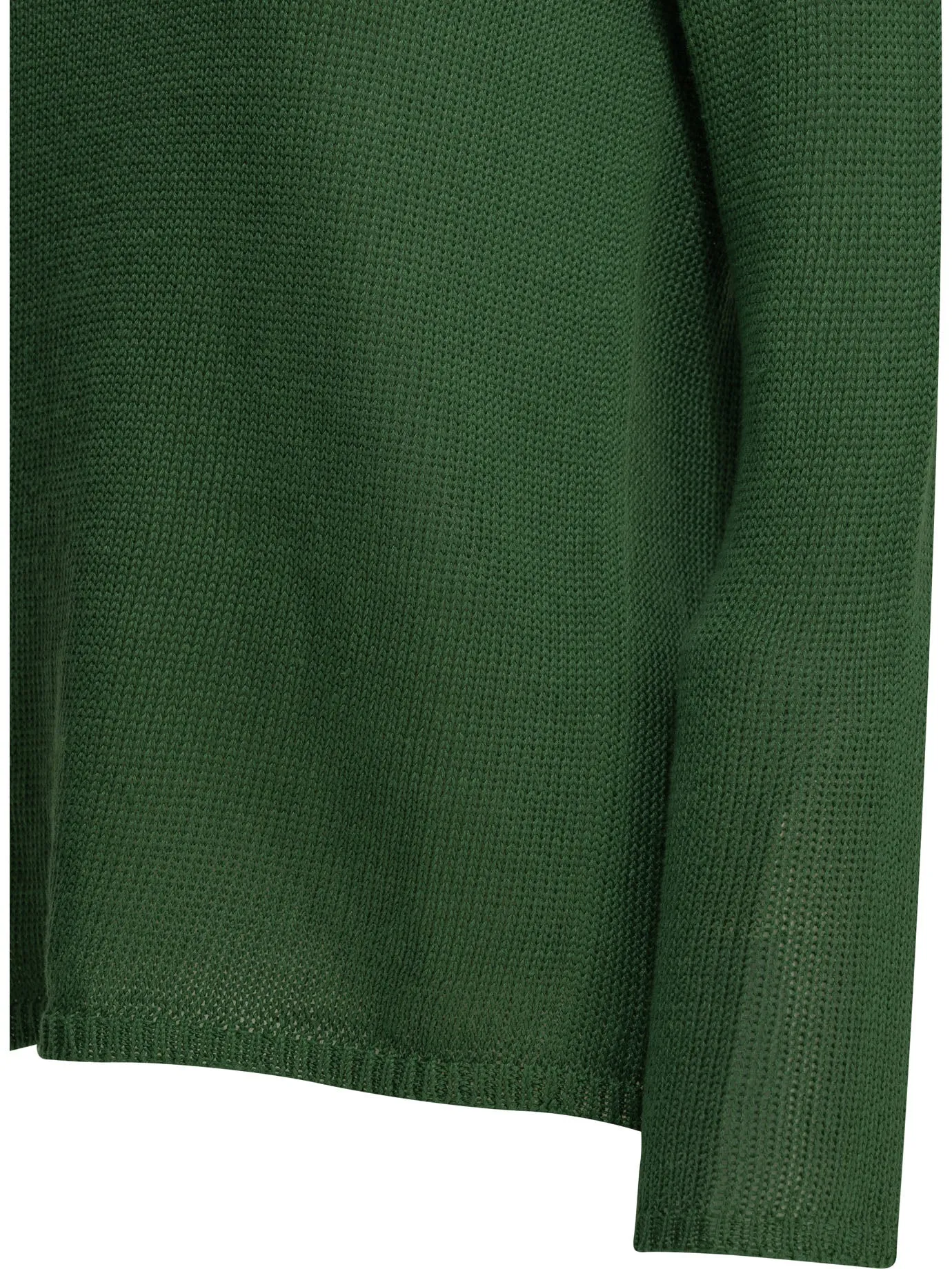 GREEN LINEN ROUND NECK SWEATER sold by Lord & Taylor product image thumbnail 4