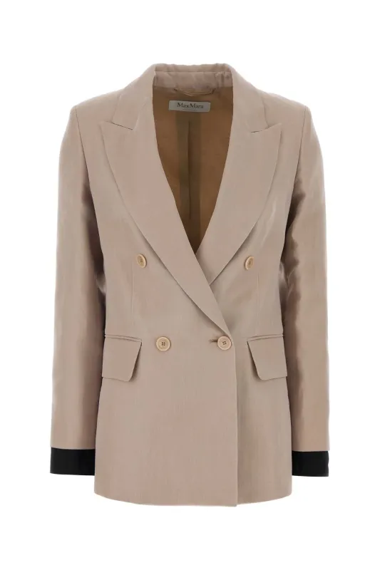 PINK SILK FELTRO BLAZER made by MaxMara