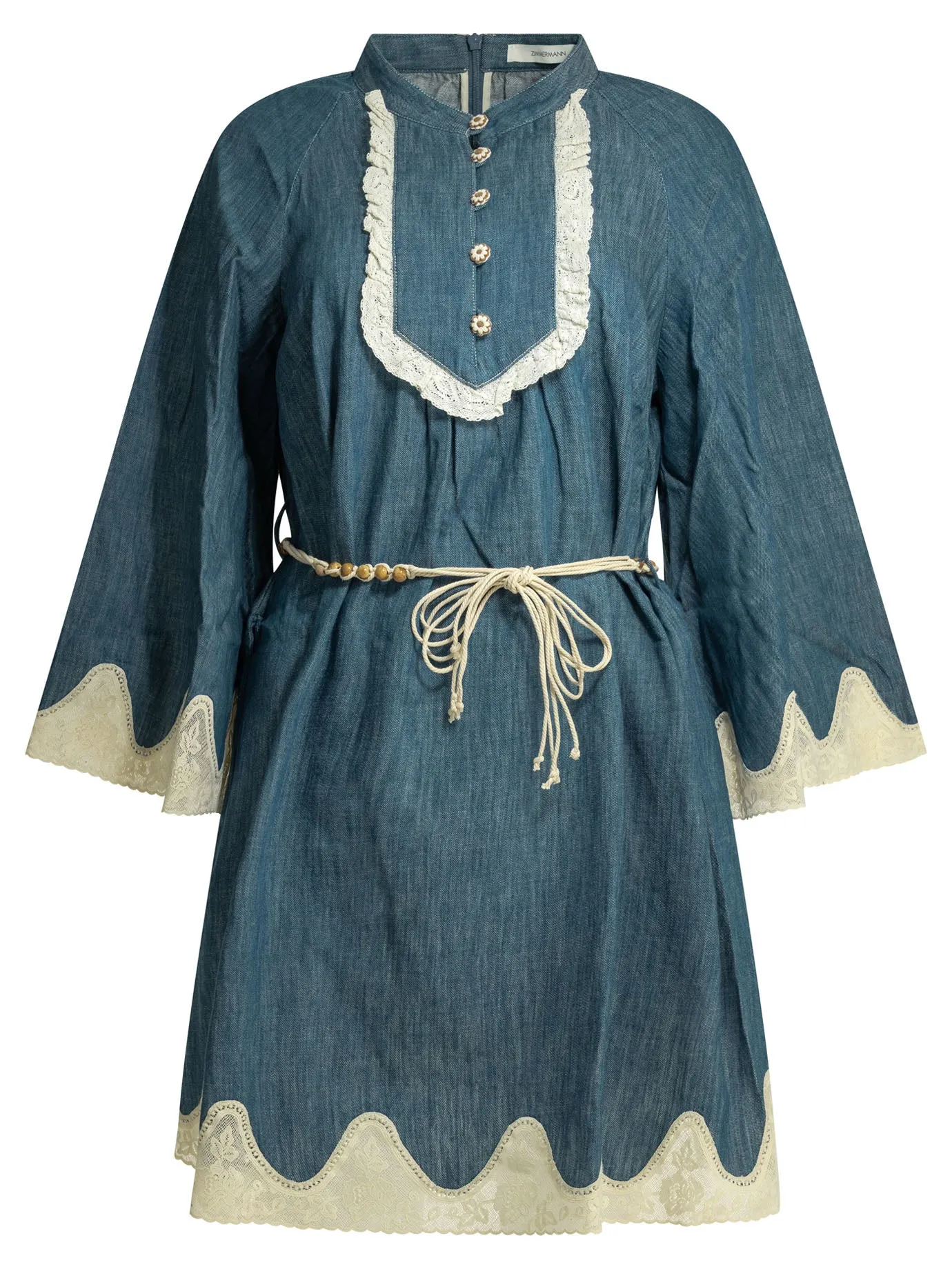 AWAKEN BLUE COTTON SHORT DRESS sold by Lord & Taylor