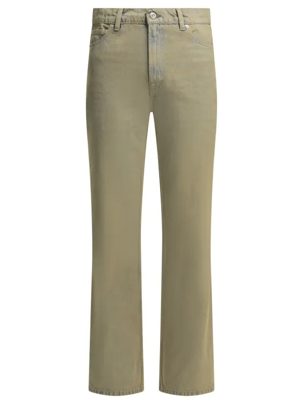 70S CUT GREY COTTON POLYESTER STRAIGHT LEG JEANS made by Our Legacy